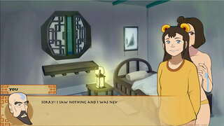 ST2-Dört Element Yan Hikaye Bölüm 3 Korro sert becerdin alır ve diğer kızlar da orada