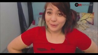 BBW วัยรุ่น Camgirl ครางอาเธอร์รึและ Masturbates